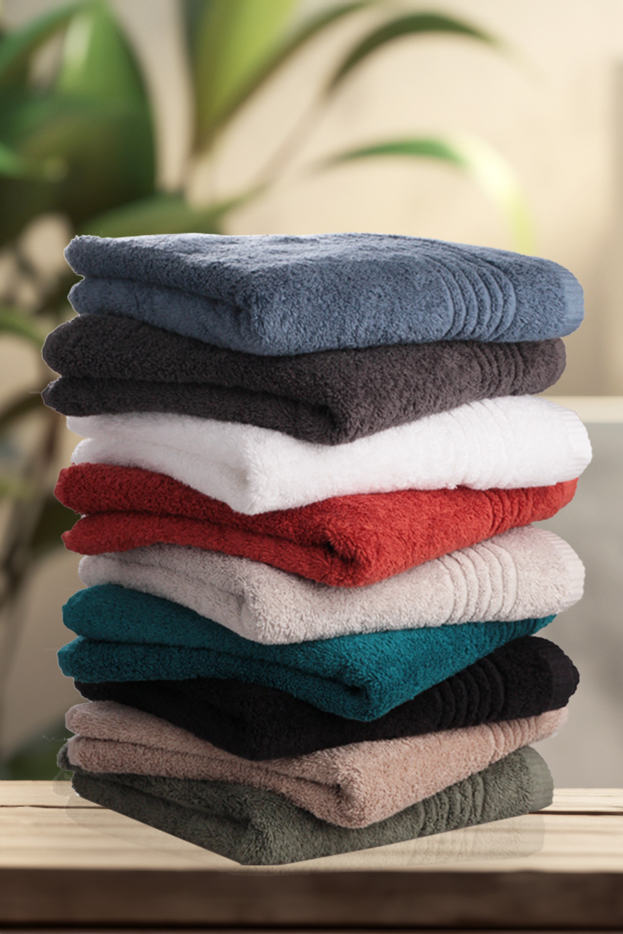 Ontdek de Luxe en Duurzaamheid van Onze Katoenen Handdoek van Zware Kwaliteit