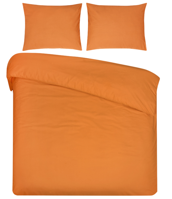 Dekbedovertrek Uni – 100% natuurlijk katoen – 200×200/220 – honey