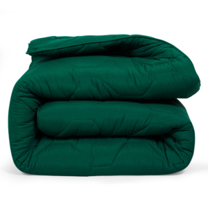 Dekbed 2 in 1 - Wasbaar dekbed zonder overtrek - 200x200 - donker groen