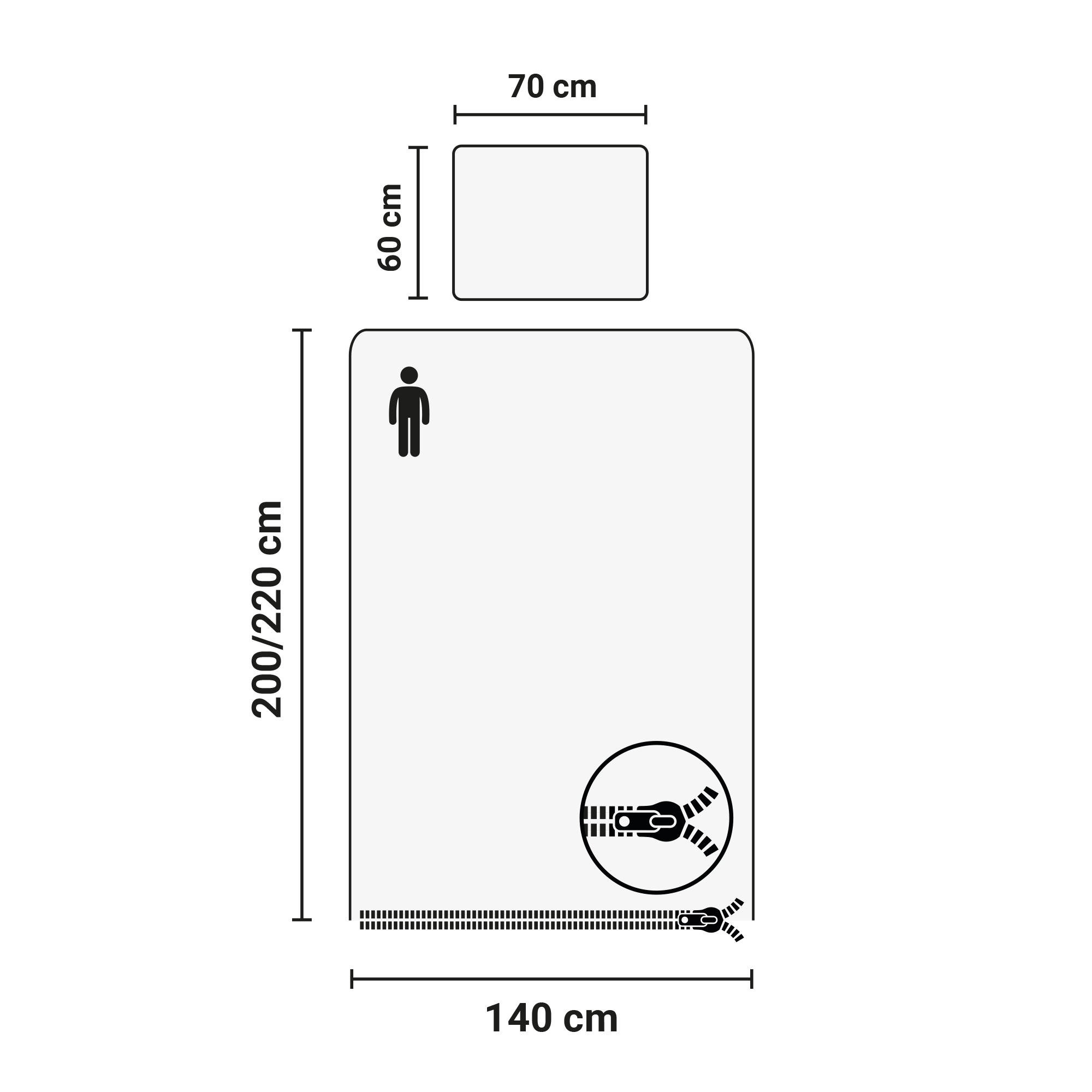 Dekbedovertrek Teddy Fleece – 100% zacht materiaal – 140×220 – jade - Afbeelding 5