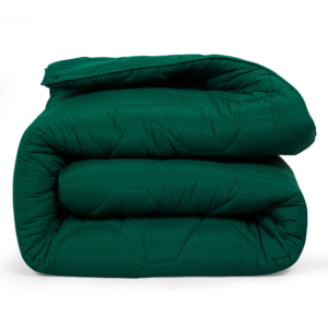 Dekbed 2 in 1 - Wasbaar dekbed zonder overtrek - 240x220 - donker groen xl