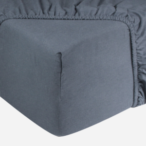 Hoeslaken Jersey – 100% katoen – 180×200 – blauw melange