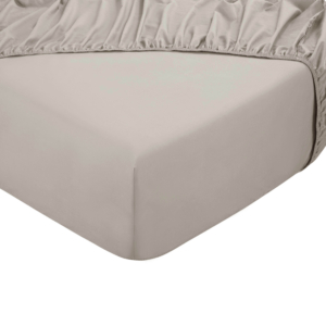 Hoeslaken Home - 100% natuurlijk katoen - 90x200 - lichttaupe