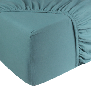 Hoeslaken Jersey – 100% katoen – 180×200 – petrol