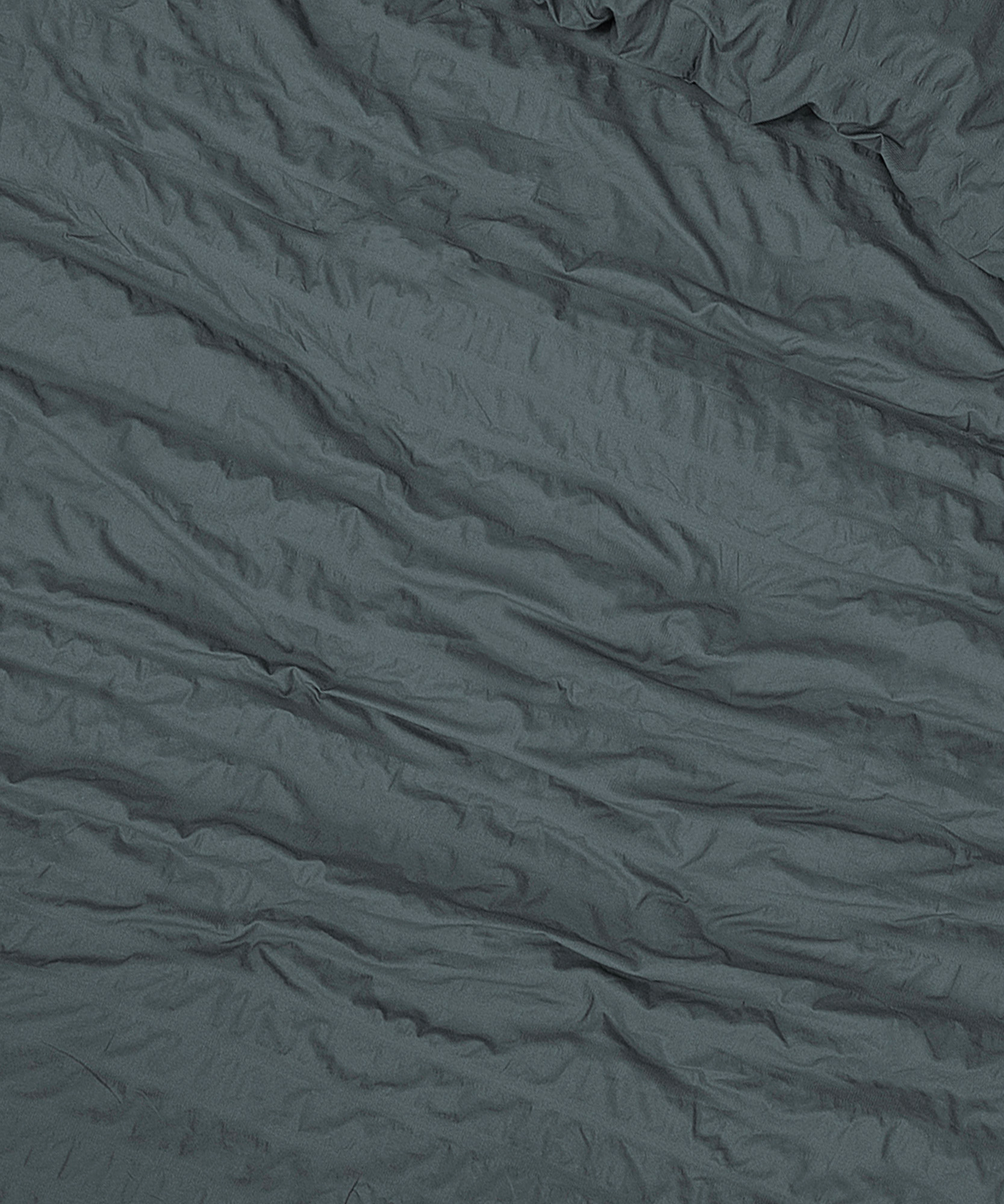 Dekbedovertrek Seersucker Deluxe - 100% katoensatijn - 140x200/220 - antraciet