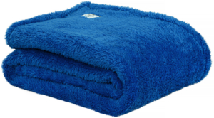 Teddy Fleece Deken - Ultrazacht - 130x170 cm - blauw