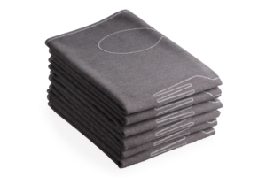 Theedoek hip bestek – 6 stuks – 50×70 – grijs