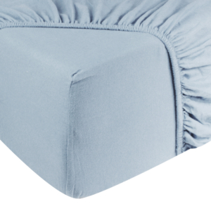 Hoeslaken flanel - 100% katoen - 140x200 - lichtblauw