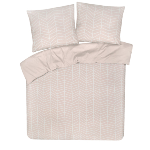 Dekbedovertrek My Design - 100% katoen - 140x200 -  pattern lichtroze