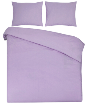 Dekbedovertrek Home - 100% natuurlijk katoen - 200x200/220 - ultralila