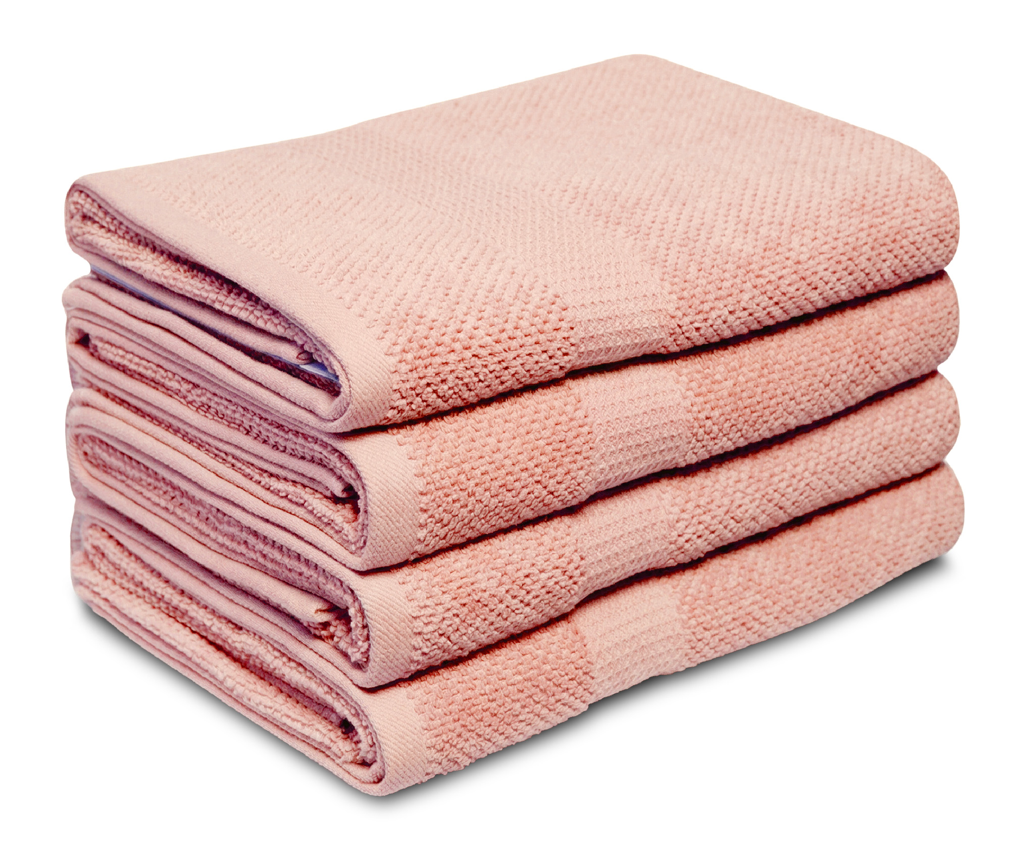 Handdoek Popcorn Collectie – 4 stuks – 70×140 – perzik