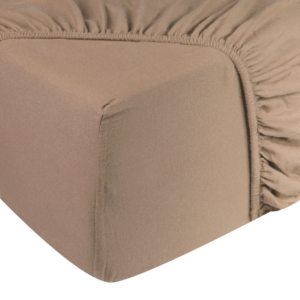 Hoeslaken Jersey – 100% katoen – 180×200 – beige
