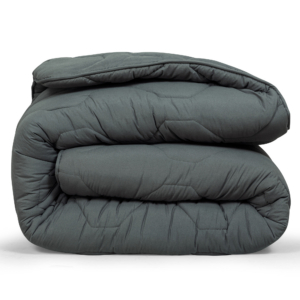 Dekbed 2 in 1 - Wasbaar dekbed zonder overtrek - 140x220 - antraciet xl